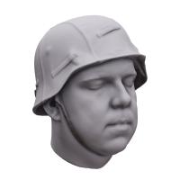 Wehrmacht Grossdutschland Division Winter Uniform 3D Scan Head